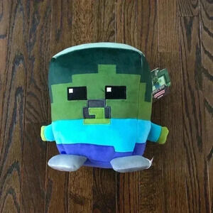 Minecraft Cuutopia by Mattel 10” Zombie Plush - NEW WITH TAGS!